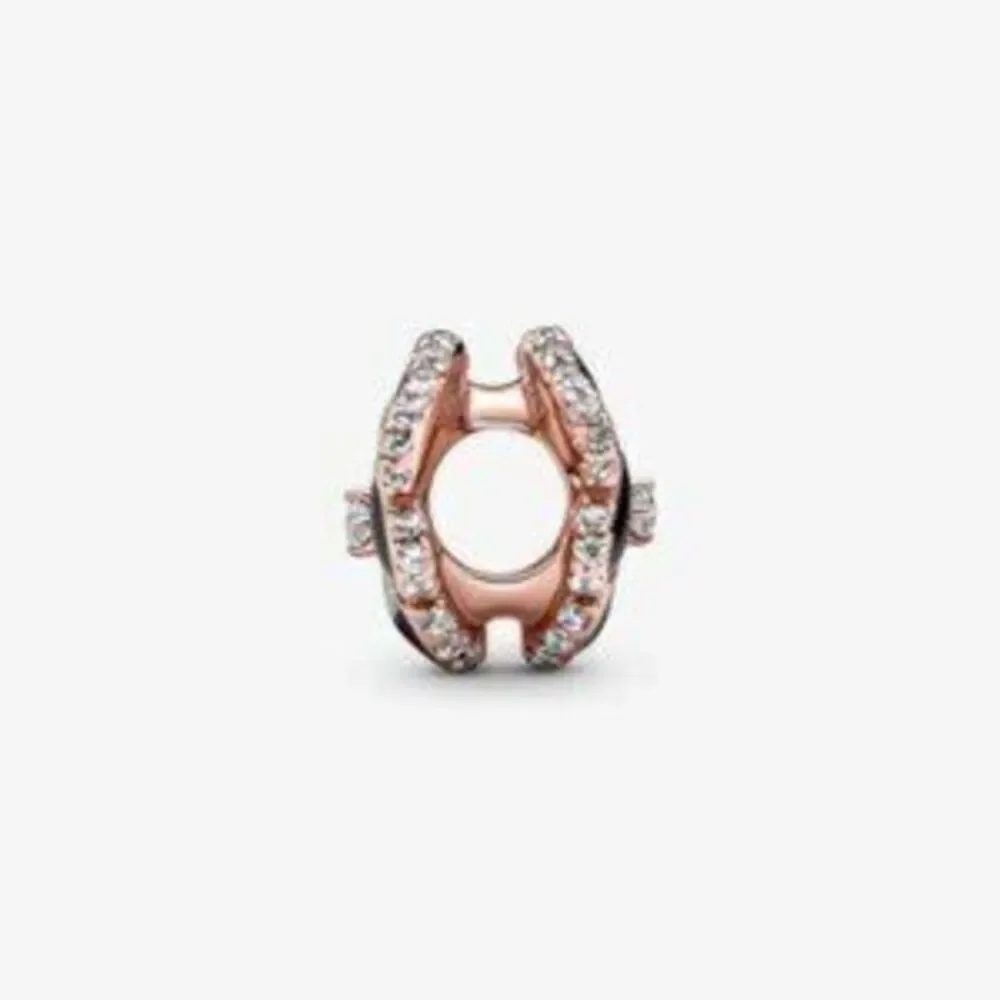 Pandora Deep Purple Pansy Flower Charm
